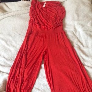 S-twelve Orange Pants Romper